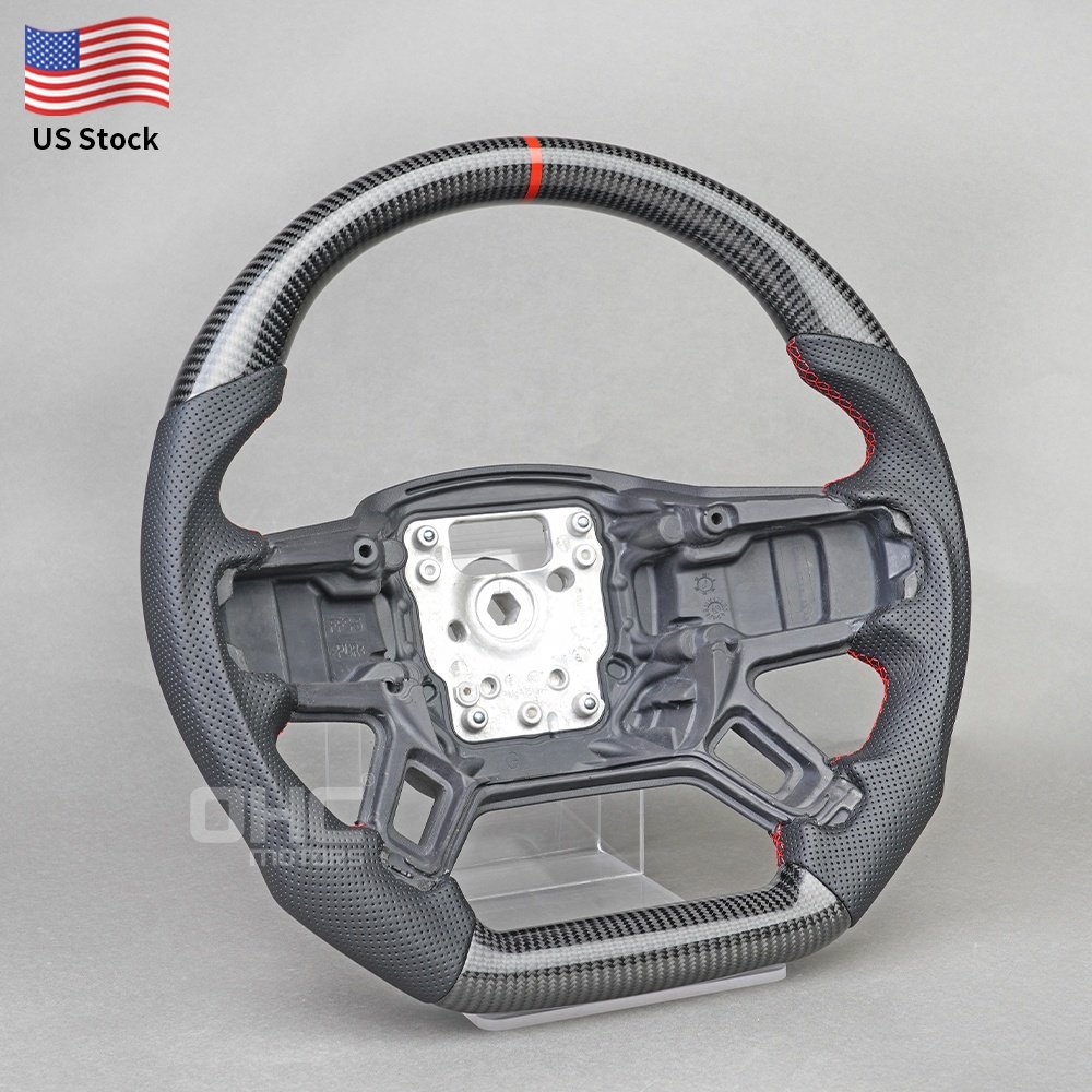 US Warehouse In Stock Carbon Fiber Steering Wheel For LandRover Land Rover Defender Steering Wheel 2021 2020 2022 Ohc