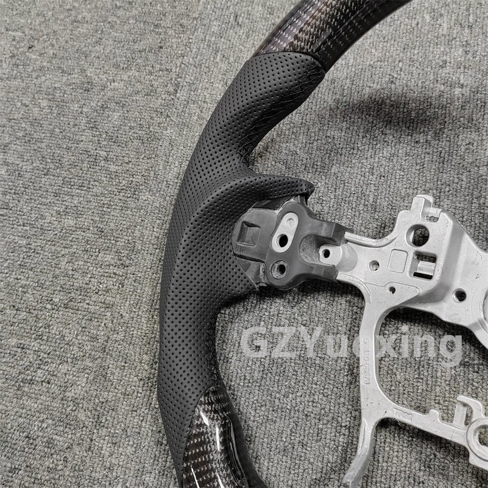 Real Carbon Fiber Sport Racing Steering Wheel for Landcruiser 300 Racing Car steering wheel