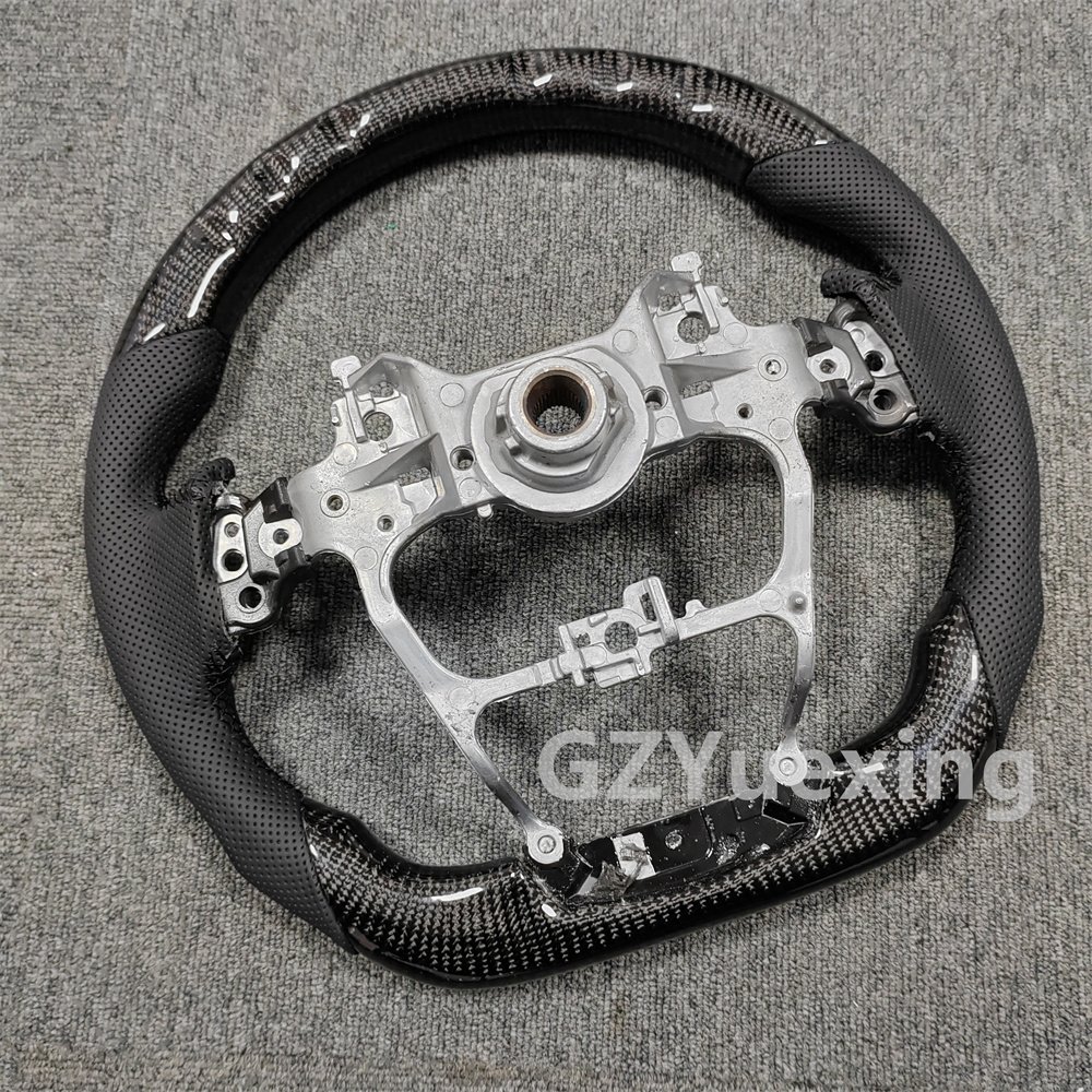 Real Carbon Fiber Sport Racing Steering Wheel for Landcruiser 300 Racing Car steering wheel