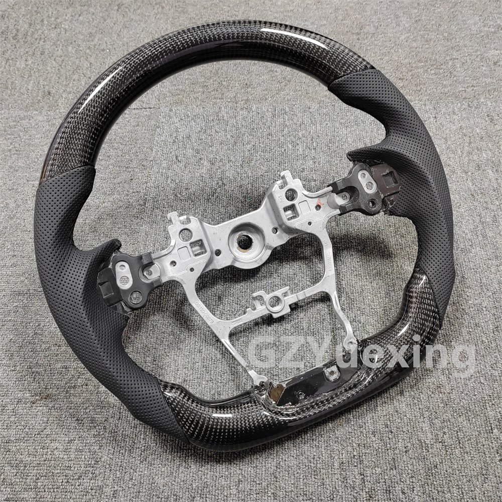 Real Carbon Fiber Sport Racing Steering Wheel for Landcruiser 300 Racing Car steering wheel