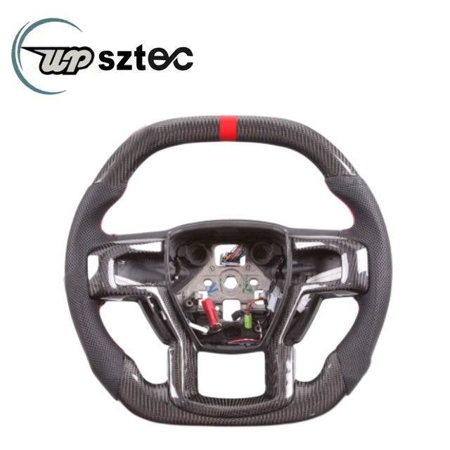 Car steering wheel upgrade and modification For Ford Raptor F150 F450 carbon fiber steering wheel
