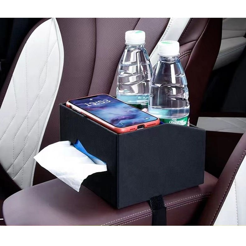 Wholesale Car Organizers Advanced Sensing Multi-Functional Storage Rack Water Cup Holder Armrest Box Tissue Storage Solution