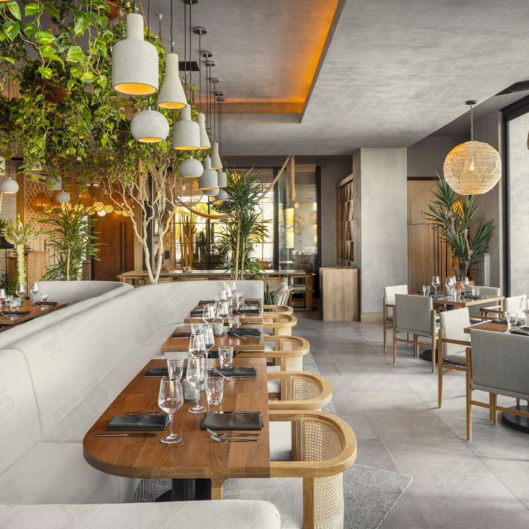 One Stop Restaurant Solutions China Furniture Set Supplier Custom 3D Layout Interior Hotels Coffee Shops