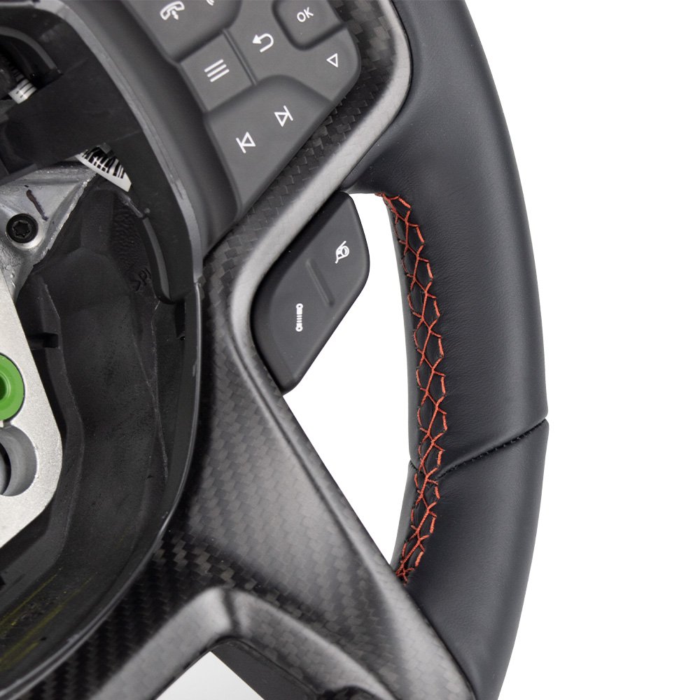 Leather Steering Wheel Fit for Ford Bronco 2022-2023 Car Steering Wheel