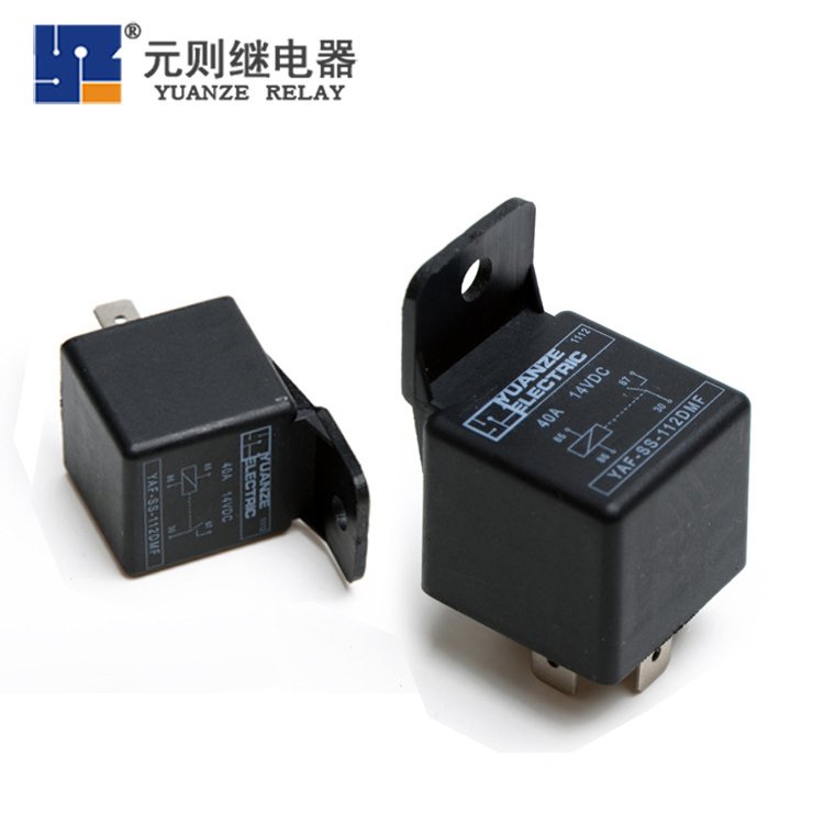 Yuanze YAF Auto Relay JD1912/1914 40A 14VDC Mini Waterproof Car Relays HFV4 40A Micro High Power Auto Control Relay