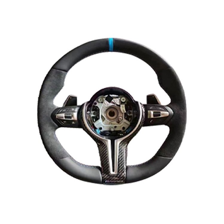 M Performance Alcantara Leather Steering Wheel Suede For BMW X5 F35 F80 F15 F16 F25 M3 M4 M2 Steering Wheel