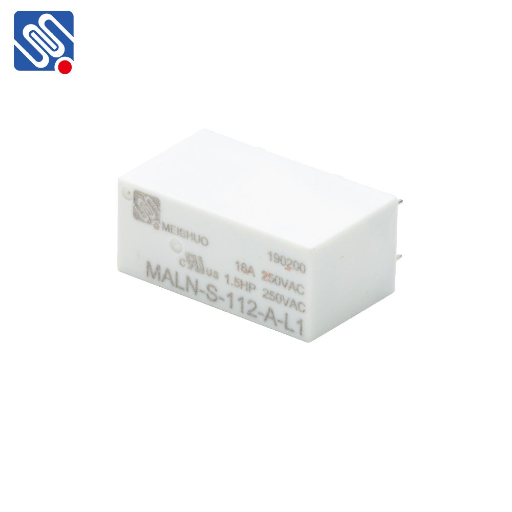 Meishuo MALN-S-112-A-L1 16A SPDT Latching Power Relay 4-Pin Auto Relais for Smart Home Automation