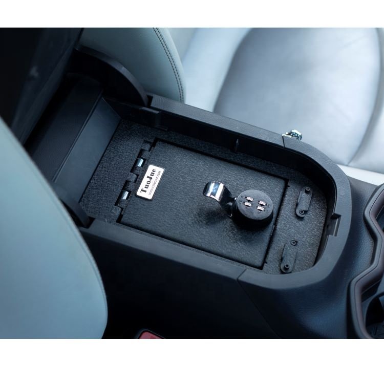 Wholesale Car Interior Accessories Parts Kits Black Central Console Armrest Storage Box Organizer for Toyota RAV4 2020-2022