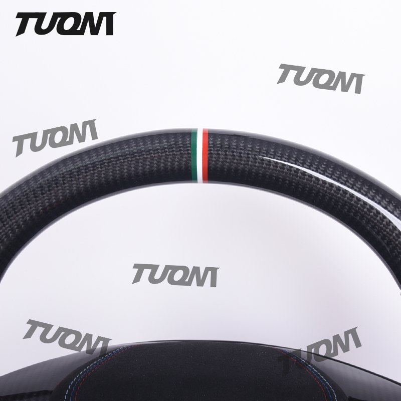Custom Suede Carbon Fiber Steering Wheel For Maserati Ghibli Levante Quattroporte Racing Wheel Convertible