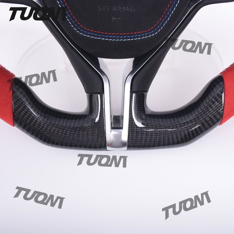 Custom Suede Carbon Fiber Steering Wheel For Maserati Ghibli Levante Quattroporte Racing Wheel Convertible
