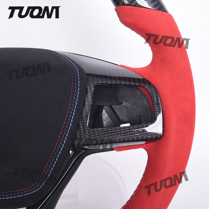 Custom Suede Carbon Fiber Steering Wheel For Maserati Ghibli Levante Quattroporte Racing Wheel Convertible
