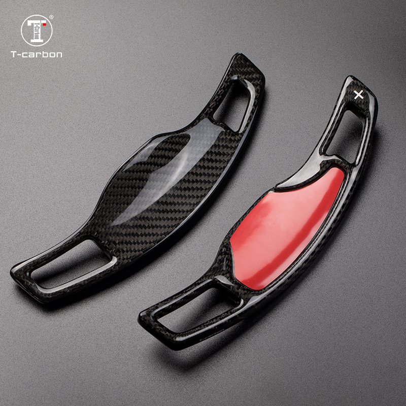T-carbon Steering wheel Modification Carbon Fiber High Quality Shifter Extension Paddle Fit For Cadillac Old High-match CT5