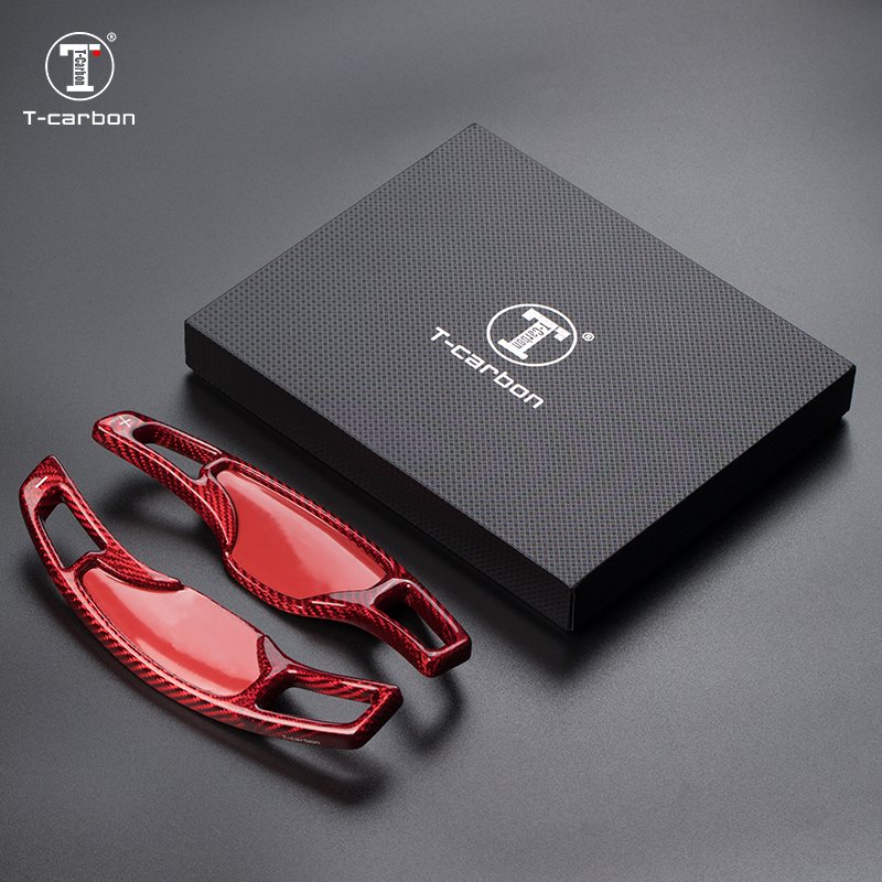 T-carbon Steering wheel Modification Carbon Fiber High Quality Shifter Extension Paddle Fit For Cadillac Old High-match CT5