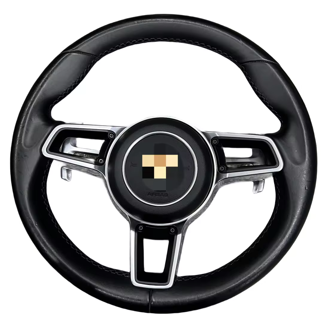 Bestselling used for Porsche Leather Car steering wheel for Multiple vehicle models for Paramera
