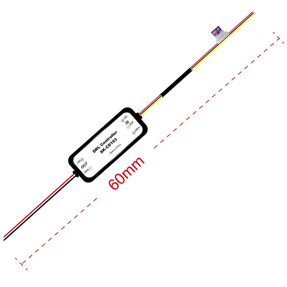 DRL Controller Daytime Running Light Relay Harness Auto Car LED Dimmer On/Off 12-18V Fog Light Controller CD0103 CD0105