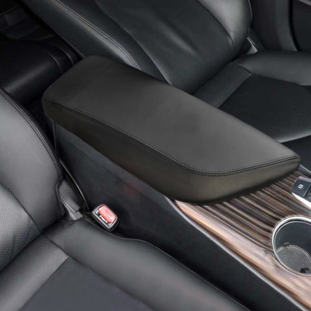 Car Interior Decoration of Car Center Console for Toyota 2017 Camry Central Control Storage Box Protective Sleeve Black Red Line