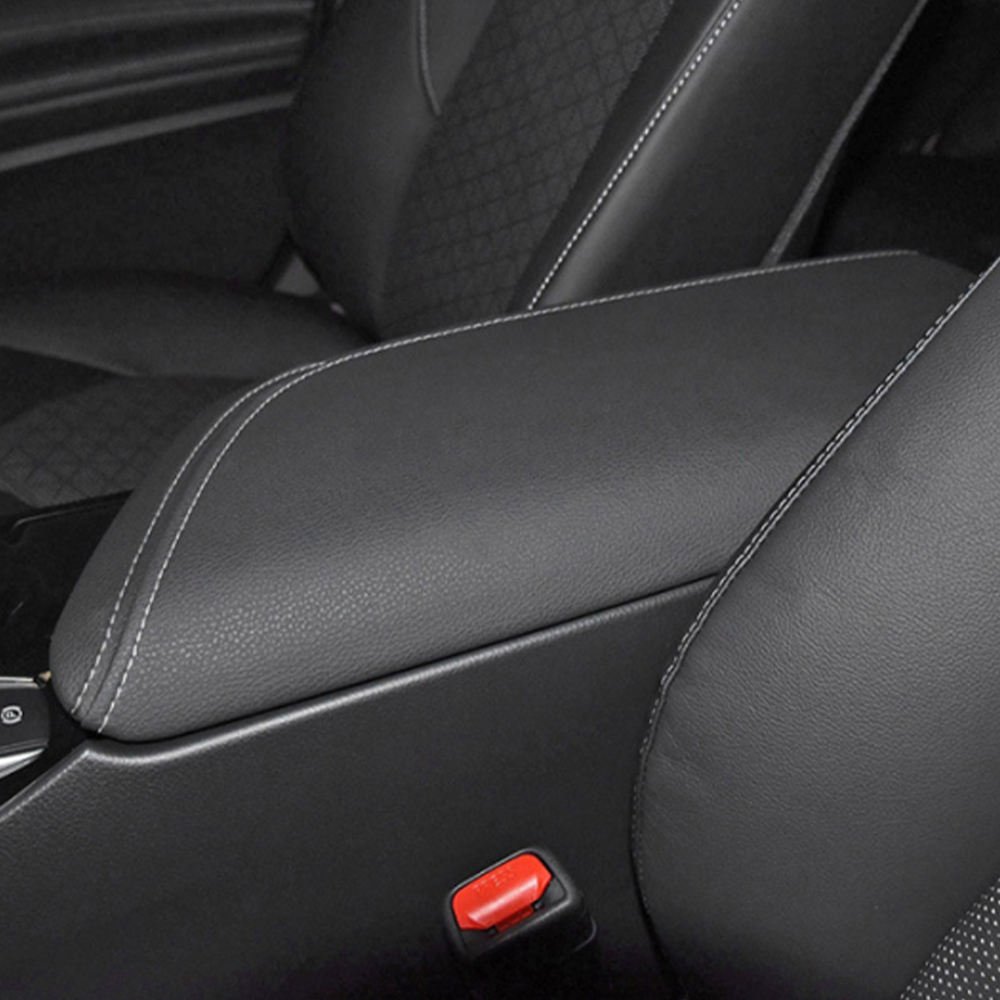 Car Interior Decoration of Car Center Console for Toyota 2017 Camry Central Control Storage Box Protective Sleeve Black Red Line