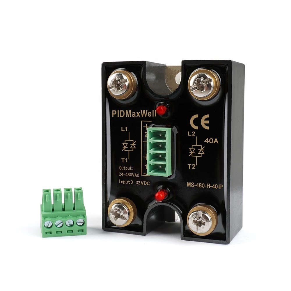 2 Input 2 Output MS480H40P 40A Two Loops Channels Solid State Relay