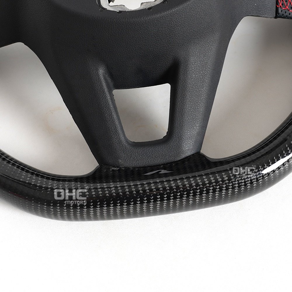 Carbon Steering Wheel For Volkswagen Vw Gti Golf R Line Golf Mk8 Steering Wheel Carbon Fiber Golf8 2024 2023 2022 2021 2020
