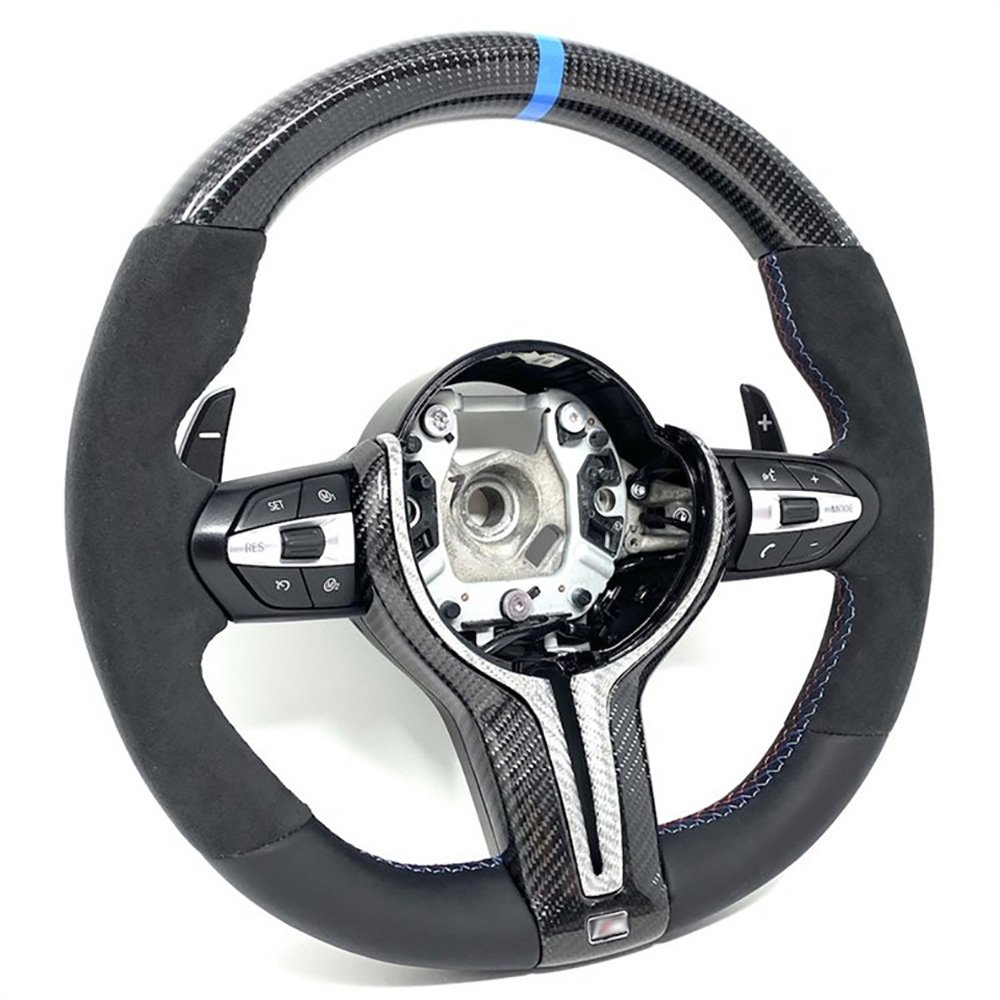 Factory Custom Price Steering Wheel For BMW F30 F32 F33 F80 F82 Carbon Fiber LED Steering Wheel