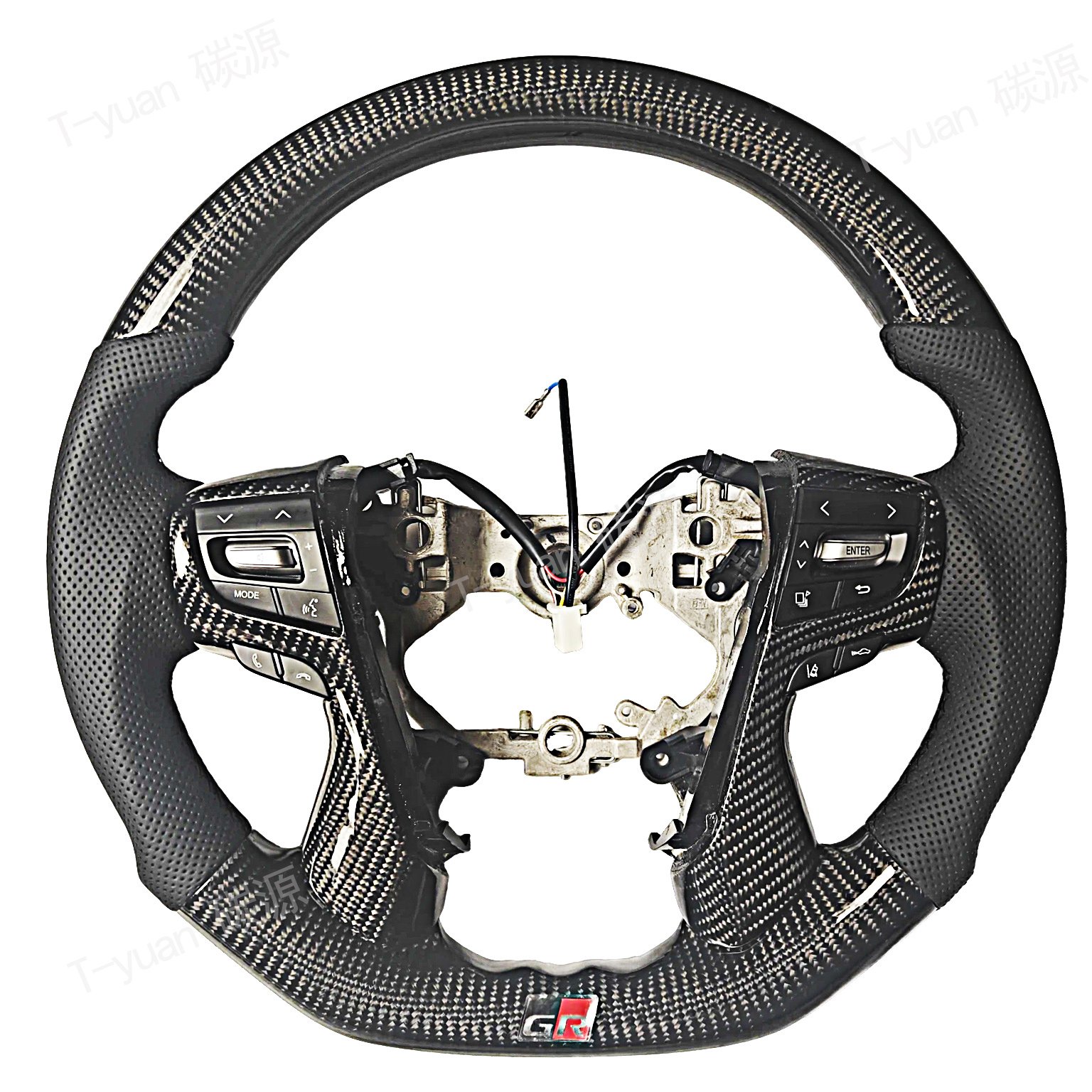 Wholesale car steering wheel for Toyota Crown Sedan carbon fiber steering wheel