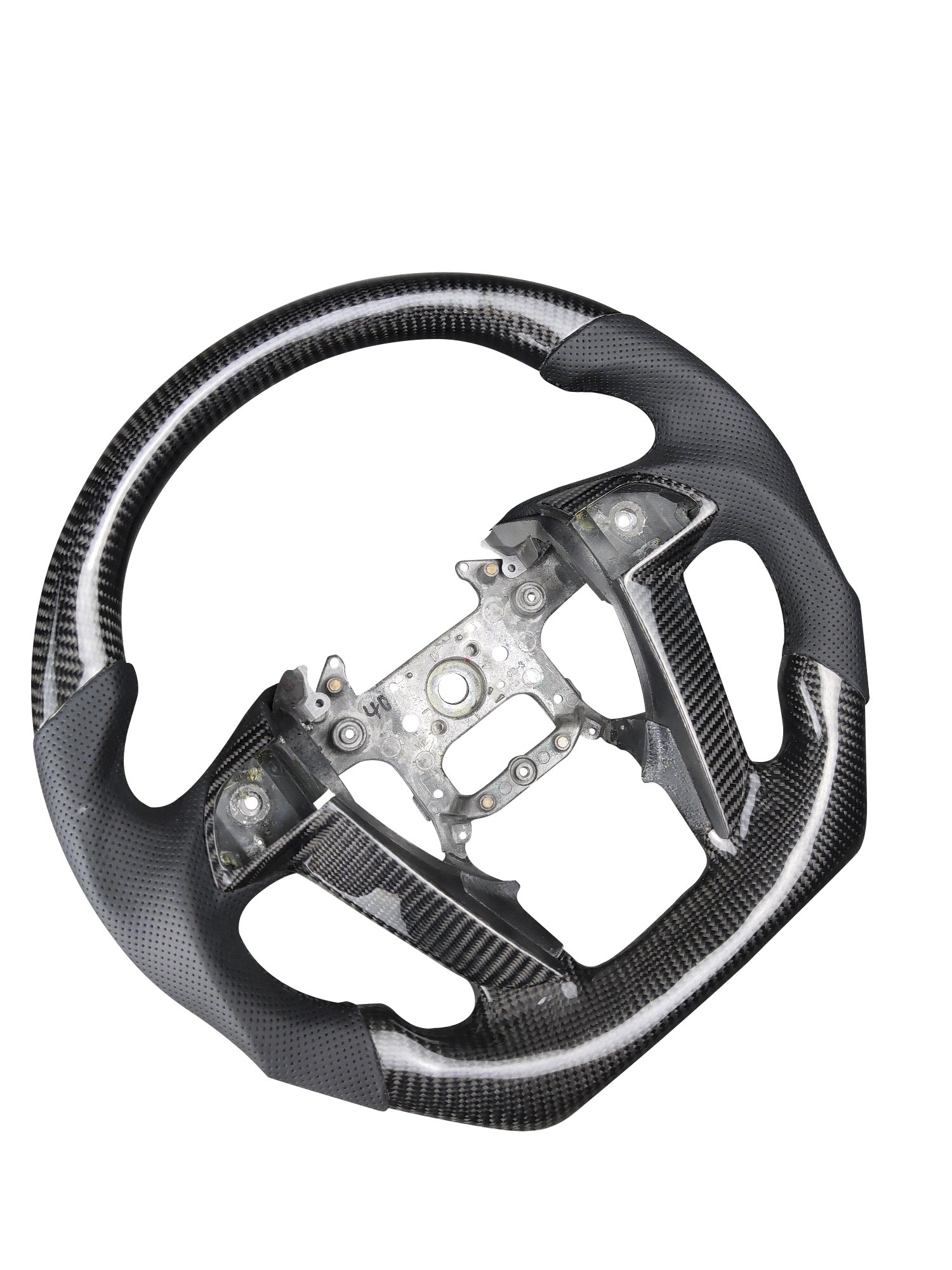Customized car steering wheel with 100% carbon fiber sports steering wheel for Honda Crown URV Spra Acura interior