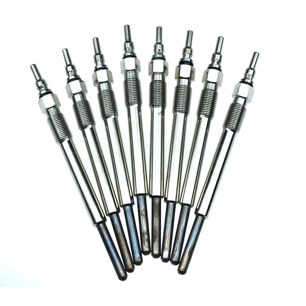 8 PCS Glow Plugs W/Relay for Ford E-350 Club Wagon Excursion F-250 Super Duty NEW
