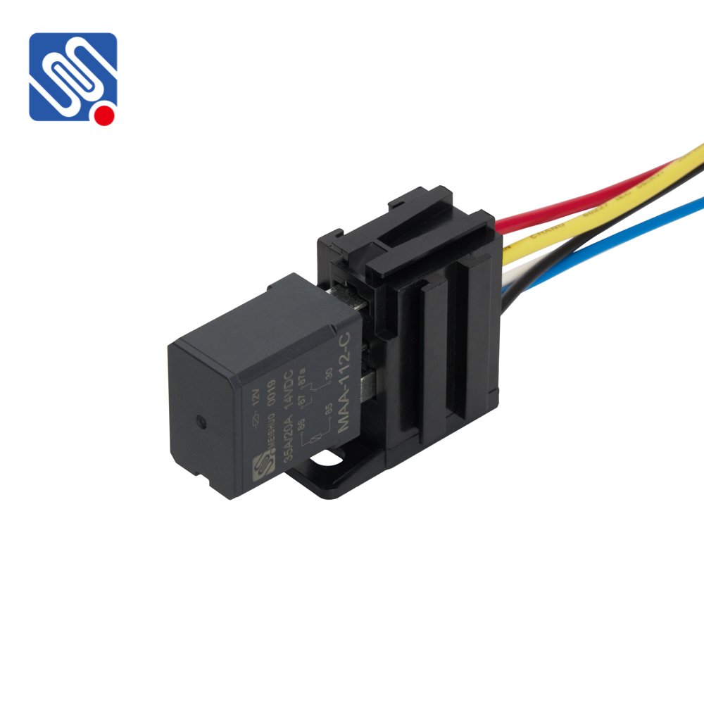 Meishuo MAA 30a 1c 12vdc Electric Automotive Mini Automotive Micro Relays with Diode Electromagnetic Relay AUTO High Power 14VDC