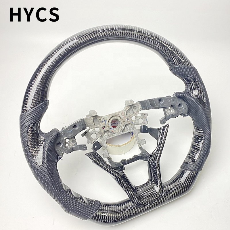 JDM racing car interior accessories custom competitive carbon fiber steering wheel for Honda Accord Odyssey