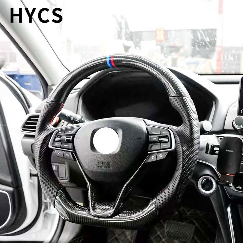 JDM racing car interior accessories custom competitive carbon fiber steering wheel for Honda Accord Odyssey
