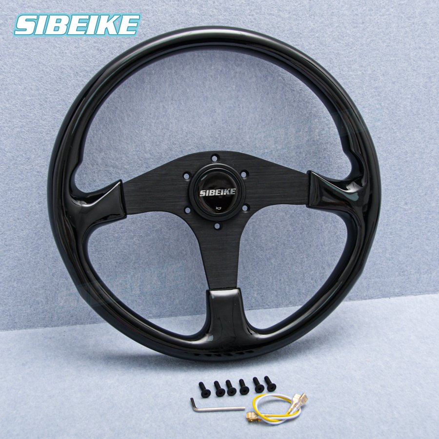 Car Interior 14Inch JDM Racing Sport Steering Wheel ABS Universal Gaming Sim Steering Wheel Car Accessories