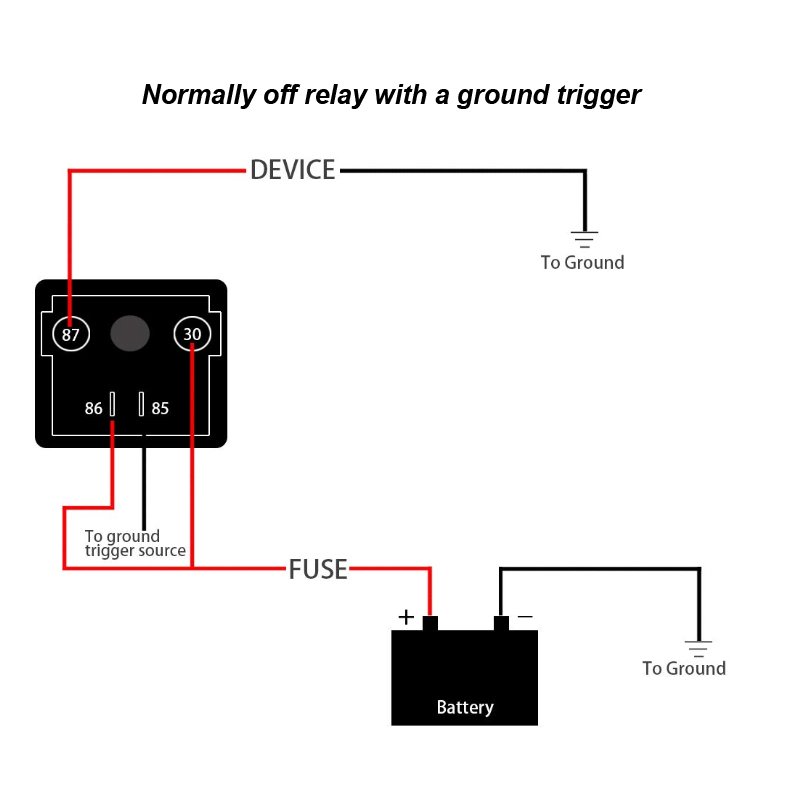 12V 200A Auto Relay 4 Pin Normally Open Heavy Duty Car Starter Relay
