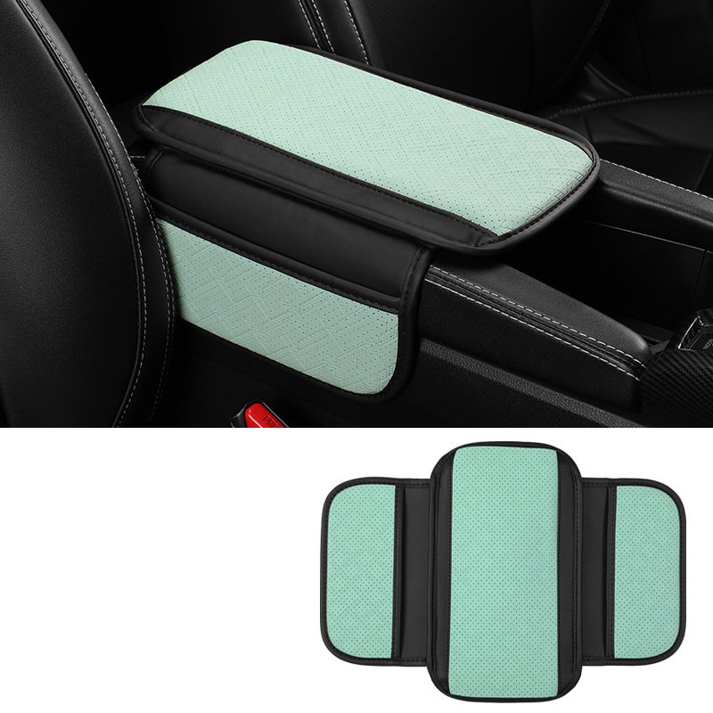 Car Armrest Cover Height Pad With Side Storage Bags Automotive Armrest Arm Support Cushion Protective Pad for Car Interior