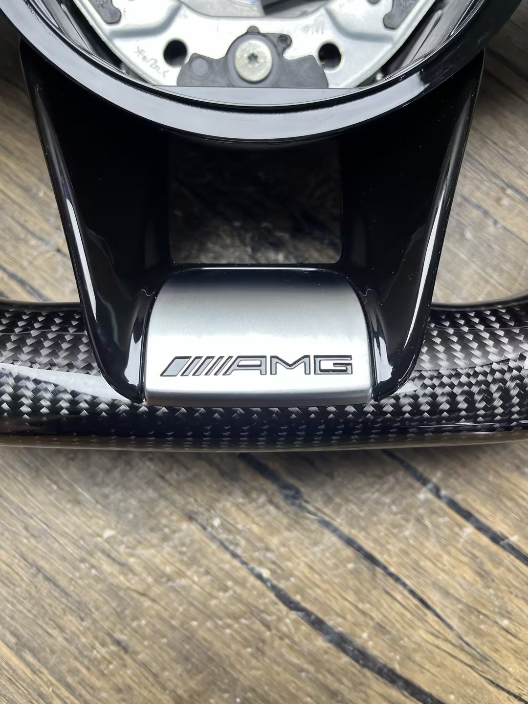 With Piano Black Trim Half Alcantara Carbon LED Steering Wheel for Mercedes Benz W204 W205 W213 W211 W221 X166 GLC X253 G63 AMG