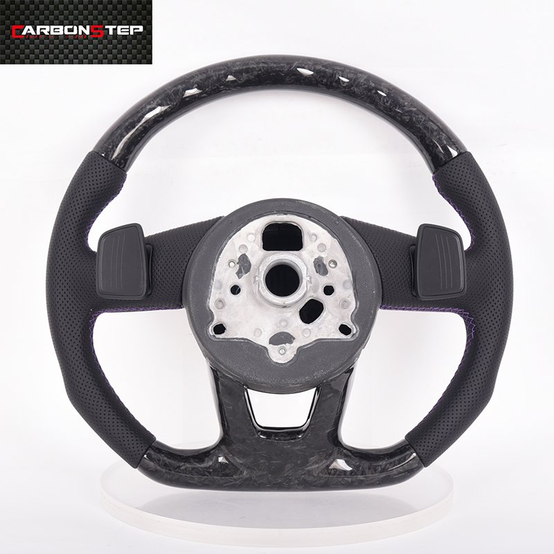 Hot sale black sports car steering wheels leather w204 w205 AMG CLA steering wheel price for mercedes benz