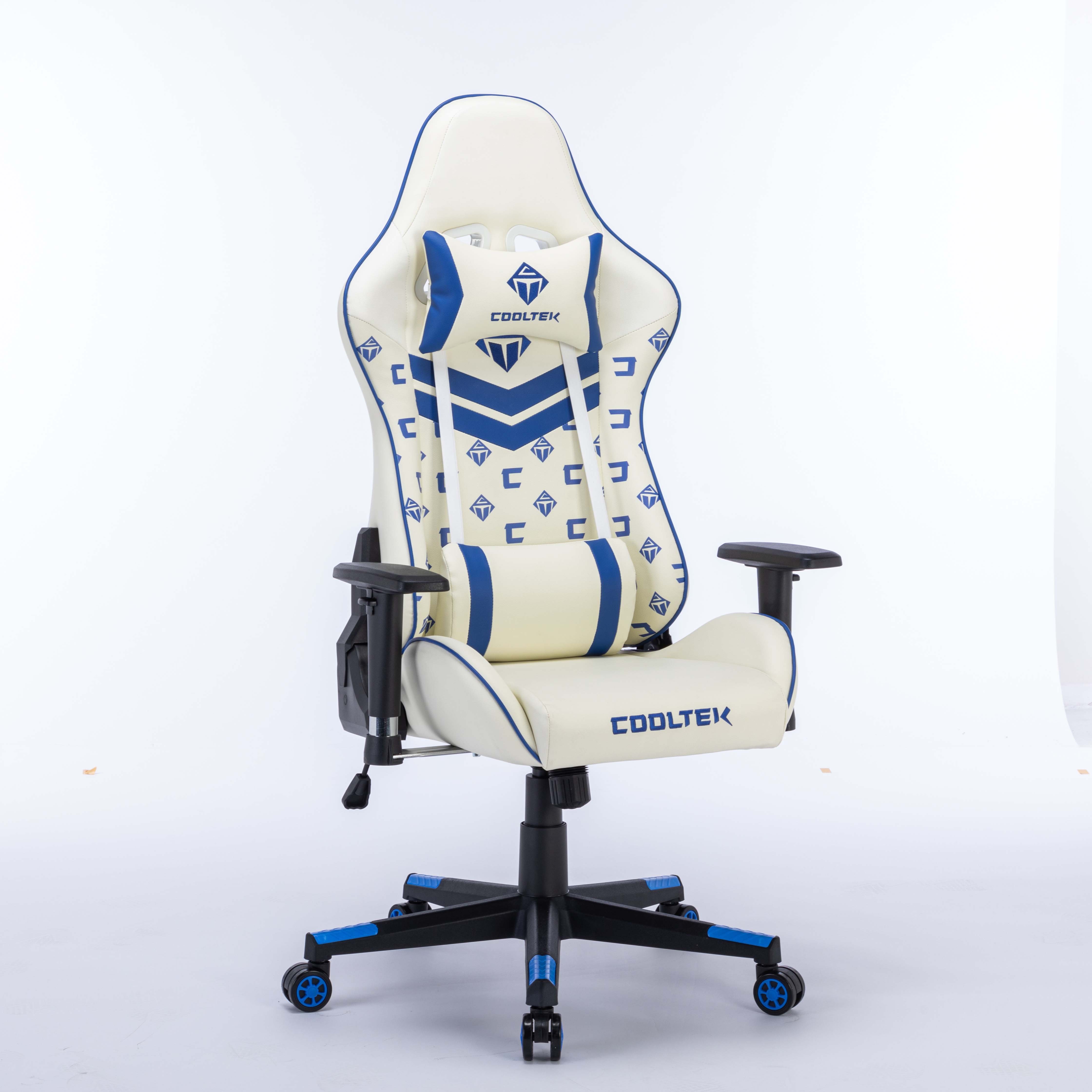 Adjustable Back Racing Tall Ergonomics Computers Seat Swivel PVC Leather High End Gaming Chair