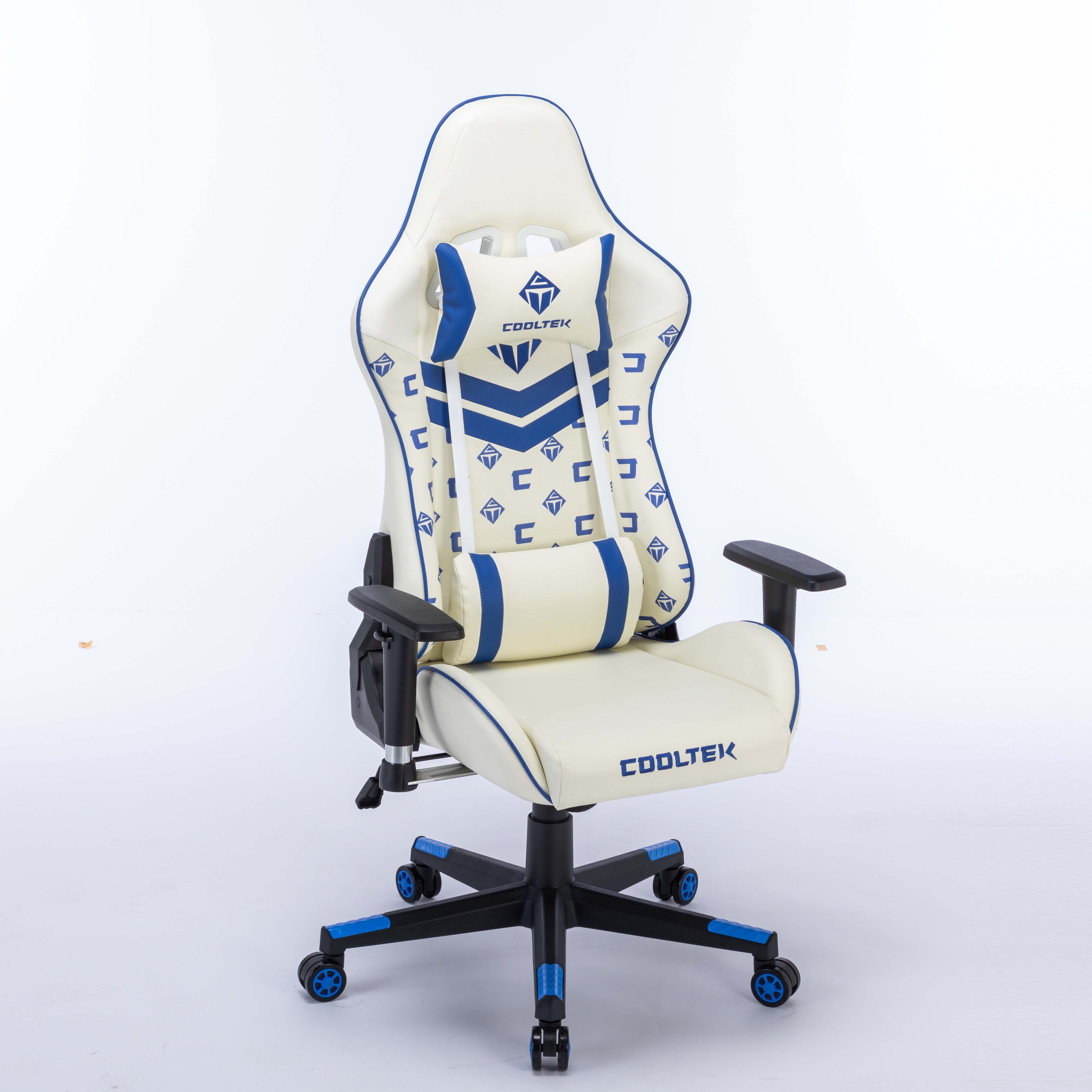 Adjustable Back Racing Tall Ergonomics Computers Seat Swivel PVC Leather High End Gaming Chair