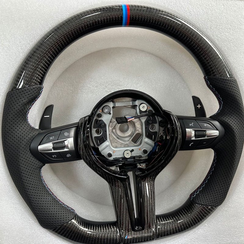 Hot Selling High Performance Car M3 M5 Carbon Fiber Sports Steering Wheel - Non-Slip and Durable for Car Tuning and Racing
