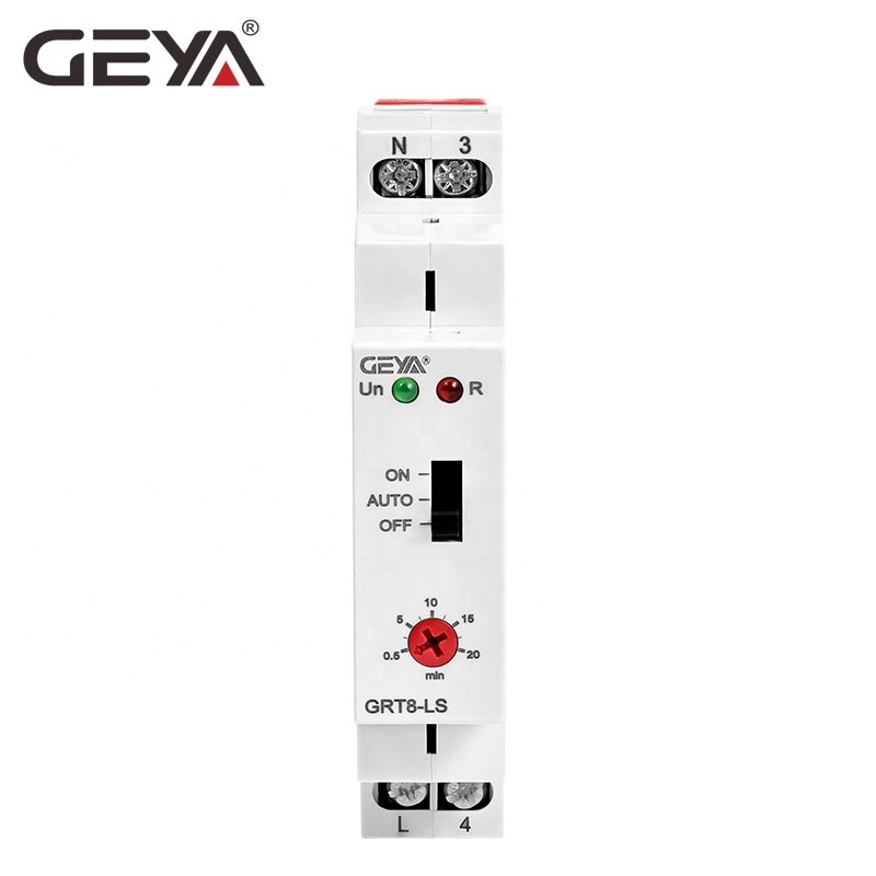 GEYA GRT8-LS Hot Sell Electrical Dedicate Hotel Factory Corridor Lighting Optical Control Switch off Delay Timer