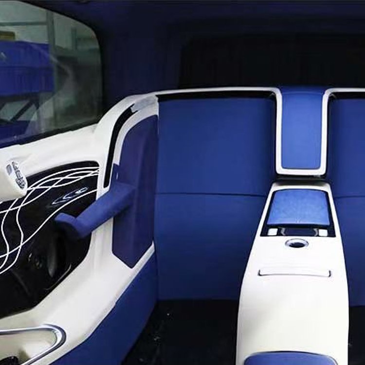 Suitable for High-end Ring Cabin Modification Parts of the Middle Row Armrest Box of Mercedes-Benz Commercial Vehicle Interiors