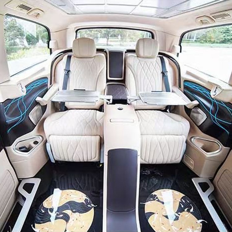 Suitable for High-end Ring Cabin Modification Parts of the Middle Row Armrest Box of Mercedes-Benz Commercial Vehicle Interiors
