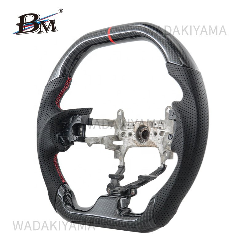 Customize Hydrodip Carbon Fiber For Honda CIVIC-9 Generation FB American Version High Quality Steering Wheel 2011 to 2017 By BM
