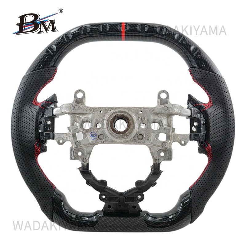 Customize Hydrodip Carbon Fiber For Honda CIVIC-9 Generation FB American Version High Quality Steering Wheel 2011 to 2017 By BM