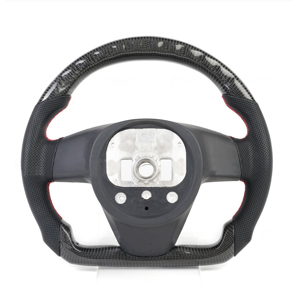Hot selle Upgrade optimum performance carbon fiber Led Alcantara For Tesla Model S 2021 Car Steering Wheel