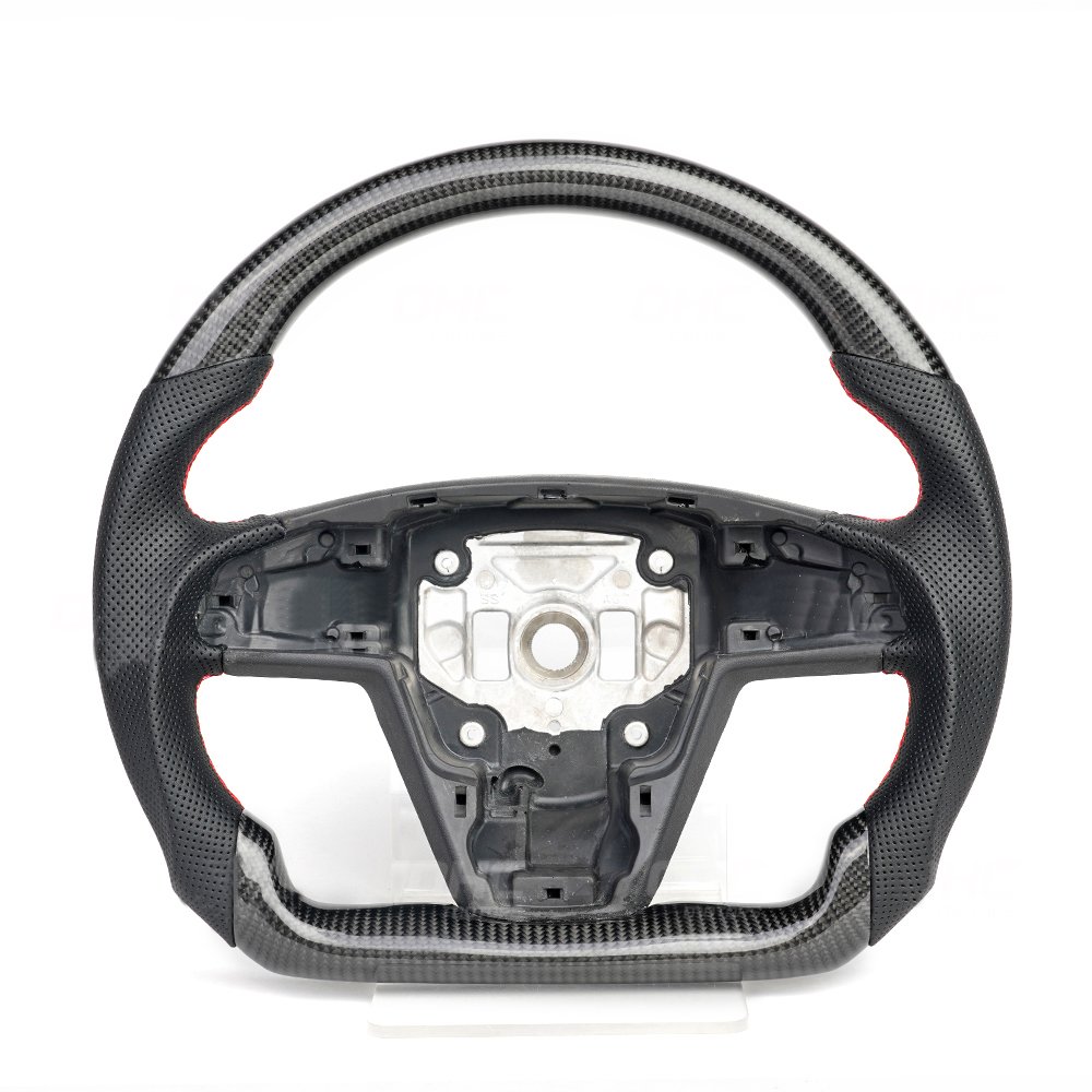 Hot selle Upgrade optimum performance carbon fiber Led Alcantara For Tesla Model S 2021 Car Steering Wheel