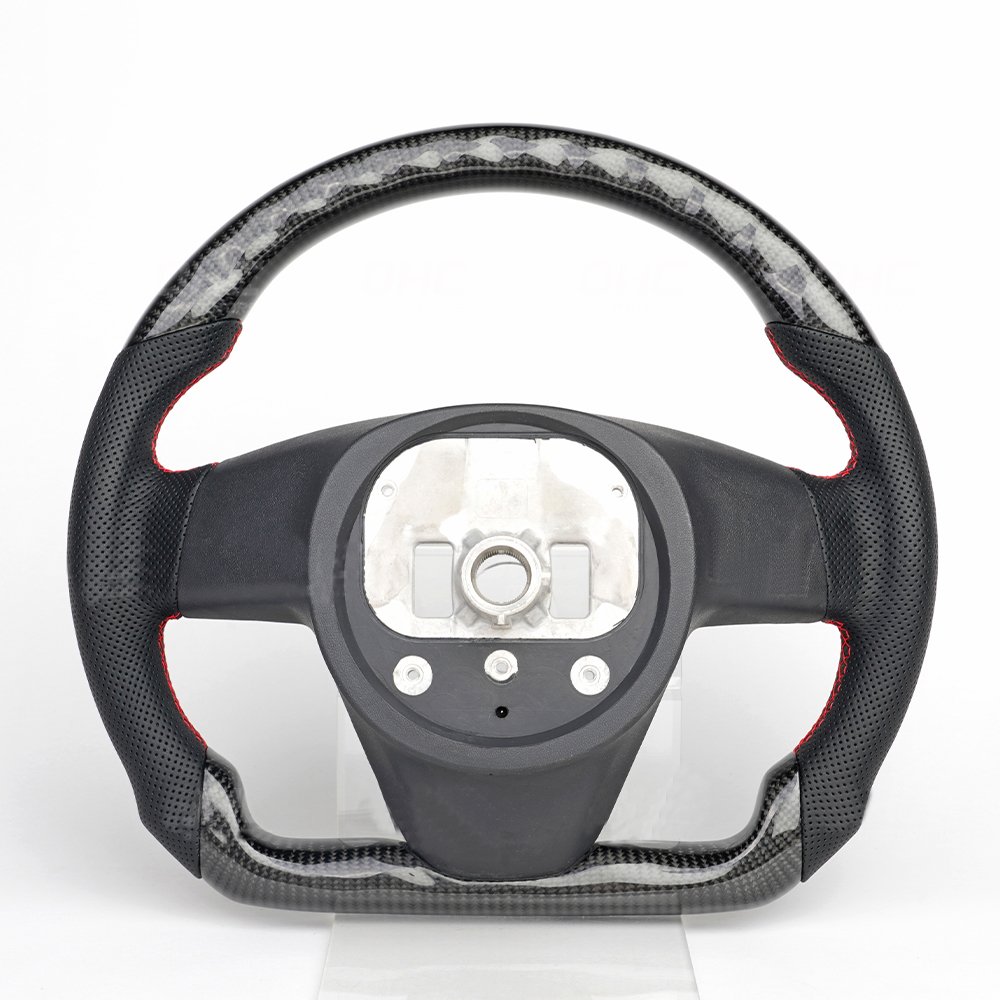 Hot selle Upgrade optimum performance carbon fiber Led Alcantara For Tesla Model S 2021 Car Steering Wheel