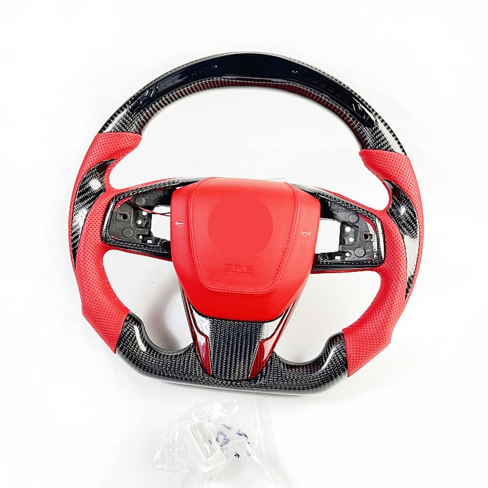 Personalized steering wheel Carbon Fiber Steering Wheel For Honda CRV HR-V Civic 11th Type R FL5 SI Acura Integra