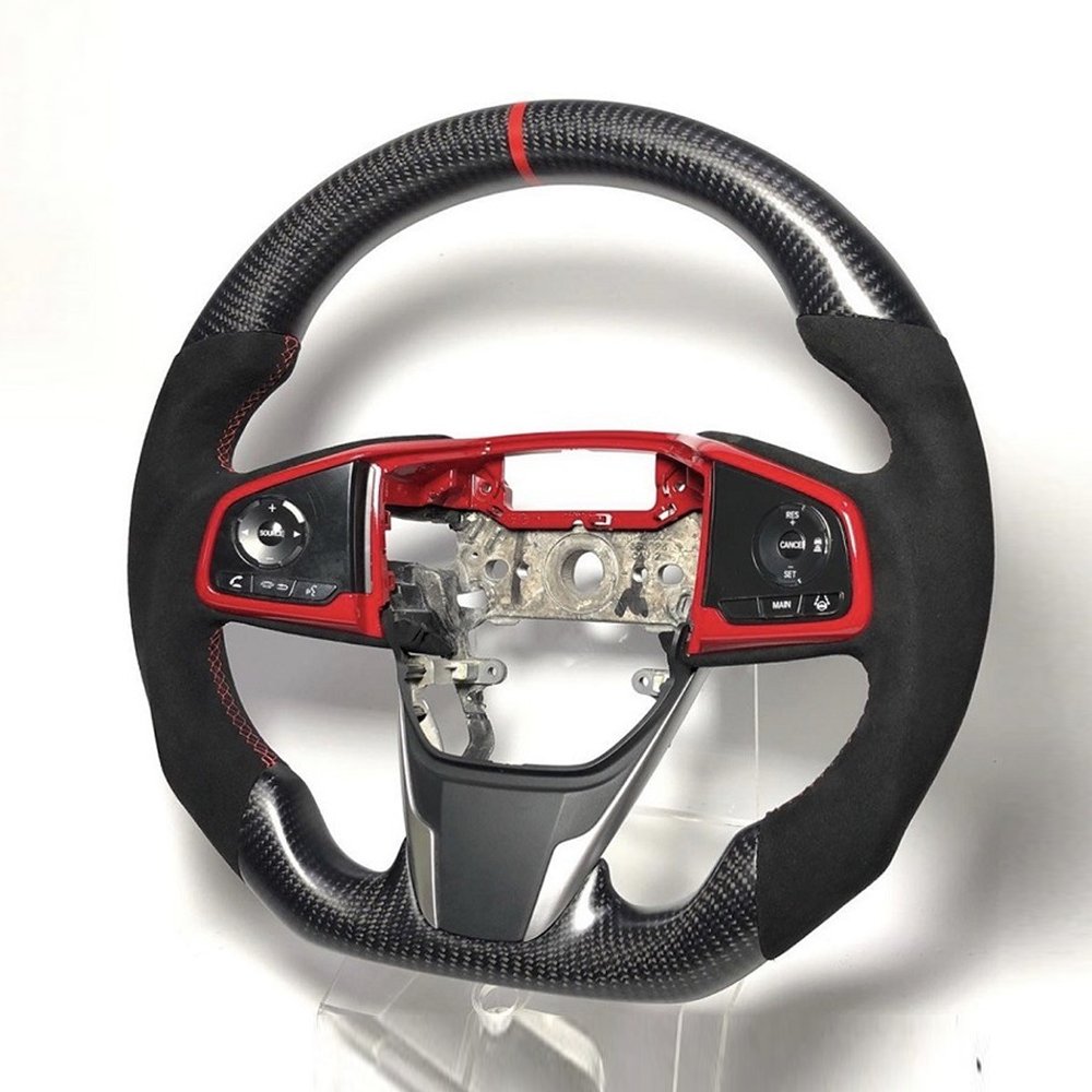 Personalized steering wheel Carbon Fiber Steering Wheel For Honda CRV HR-V Civic 11th Type R FL5 SI Acura Integra
