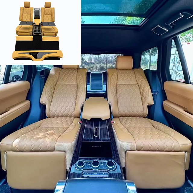 Suitable for Range Rover Aviation Seat Set Heated Massage Armrest Box Multifunctional Seat
