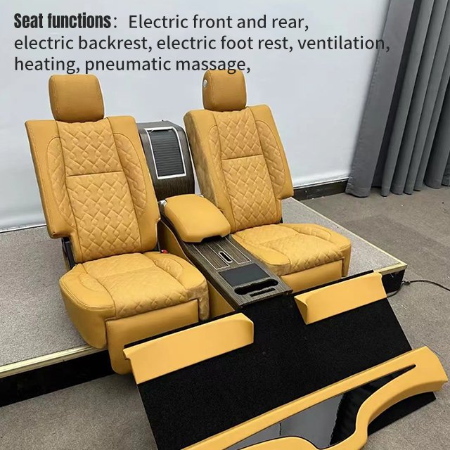 Suitable for Range Rover Aviation Seat Set Heated Massage Armrest Box Multifunctional Seat